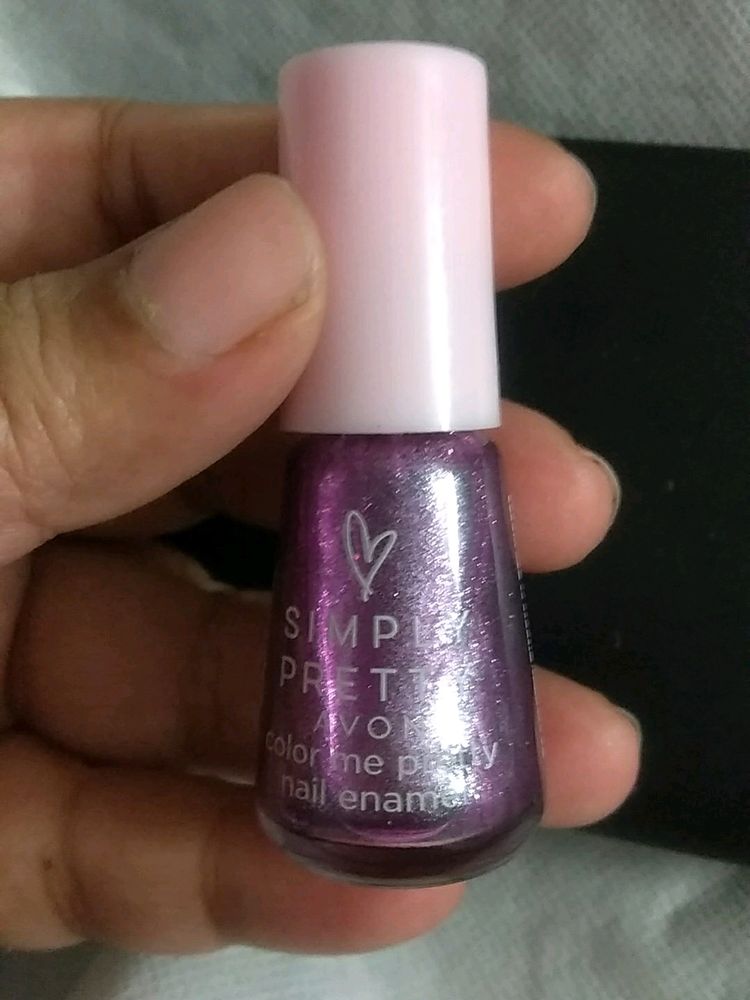 Avon Simply Pretty Color Me Pretty Nail Enamel - Code - Pretty Plum - NE19