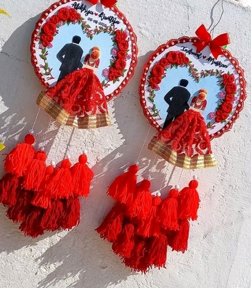 Embroidery Hoop With Tassels