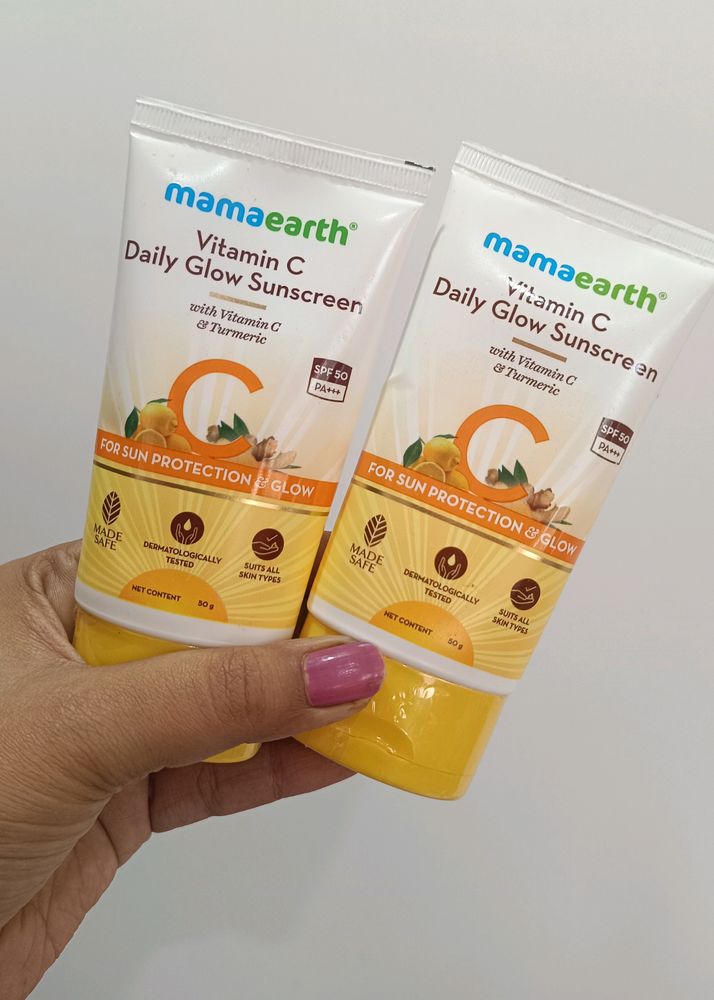 Mamaearth Vitamin C Daily Glow Sunscreen