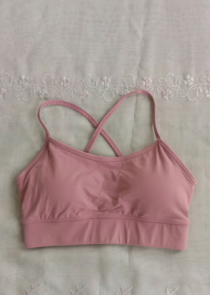 Pale peach active wear