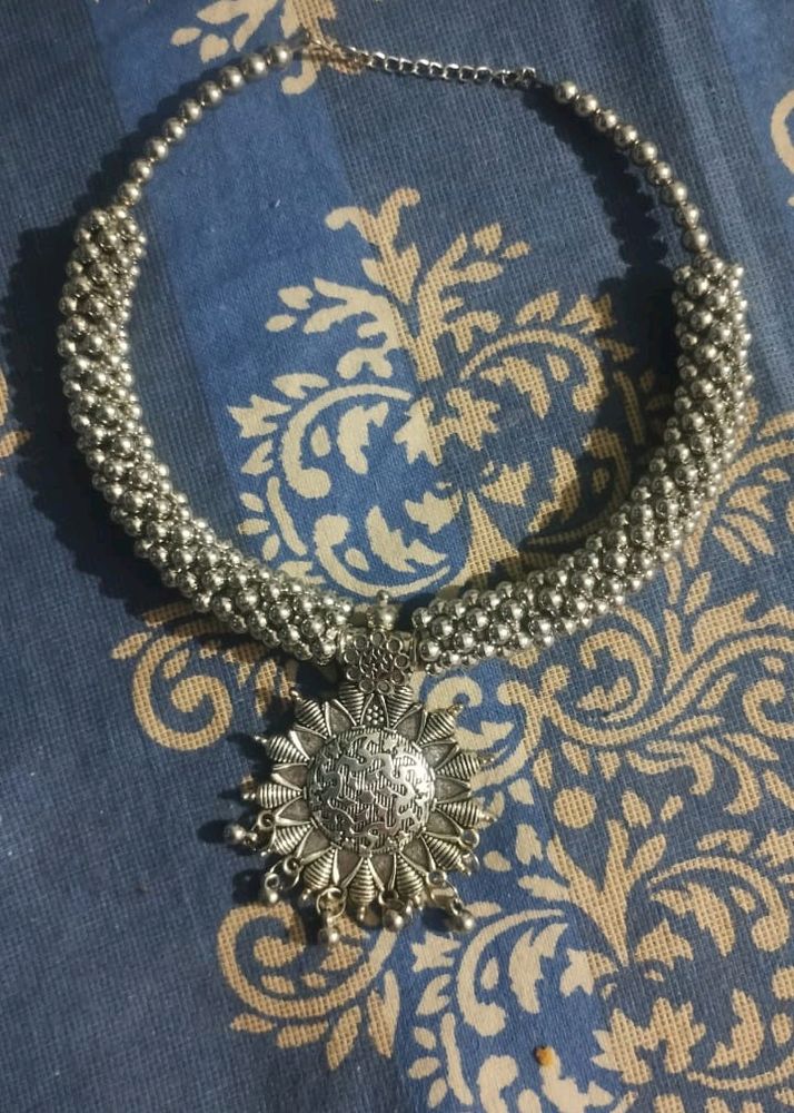 Oxidised Necklace