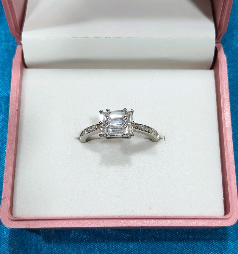 925 Italian Silver Ladies Ring