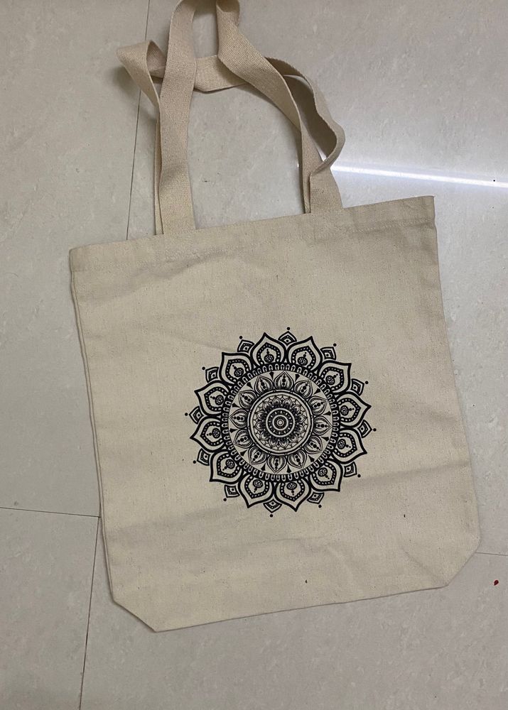 Mandala Print Tote Bag