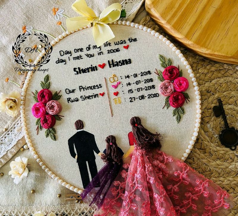 Family Hoop Embroidery