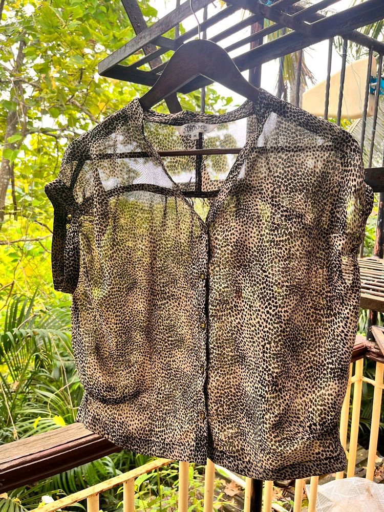 Super Cute And Sexy Animal Print Sheet Top