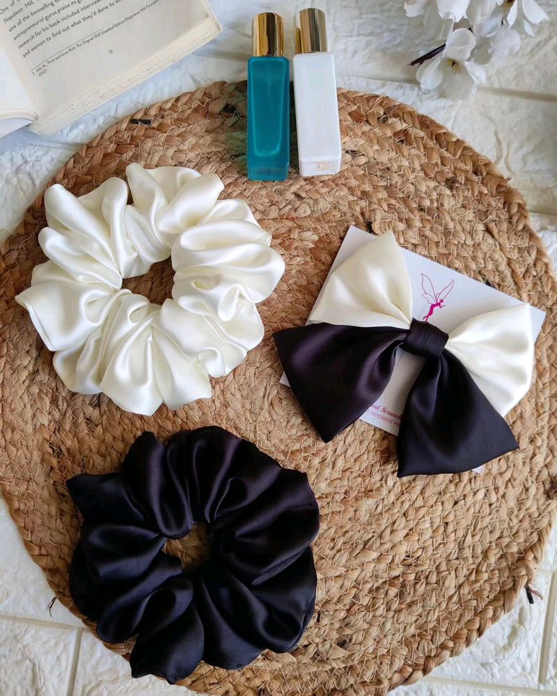 Combo Scrunchies With Bow