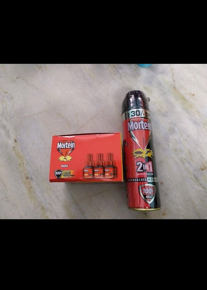 Combo Set Mortein Or Cockroach Spray