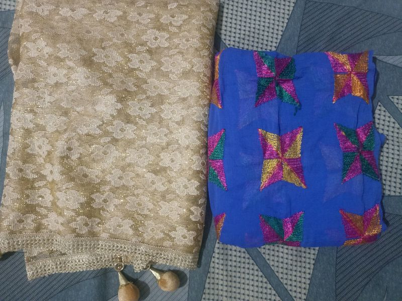 Combo 2 Dupatta And Phulkari