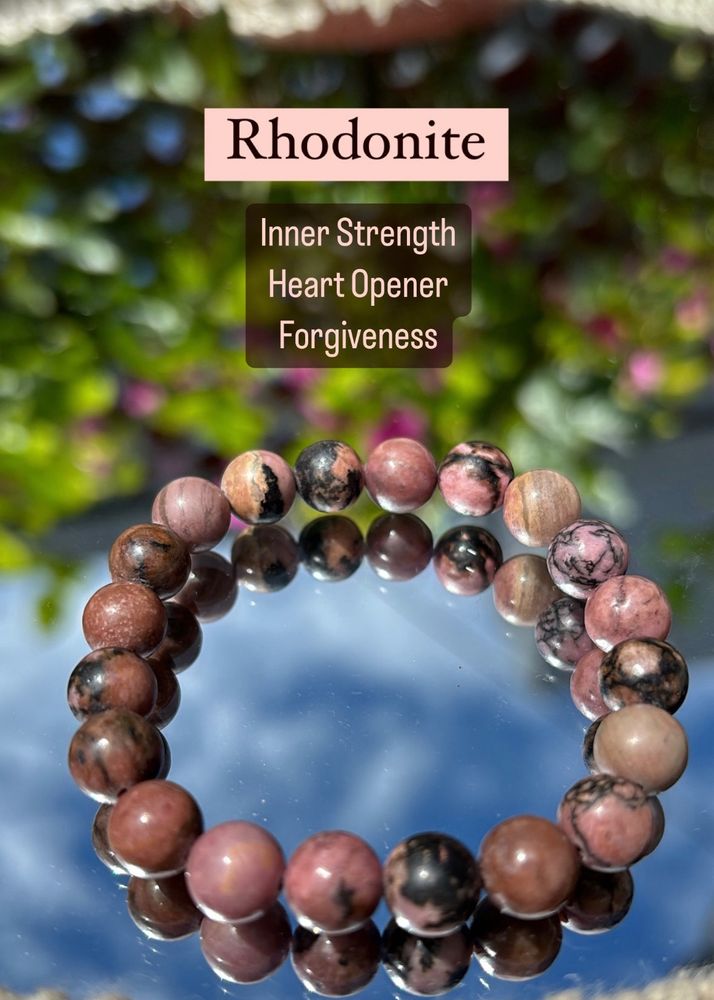 Rhodonite Bracelet - Reiki Infused