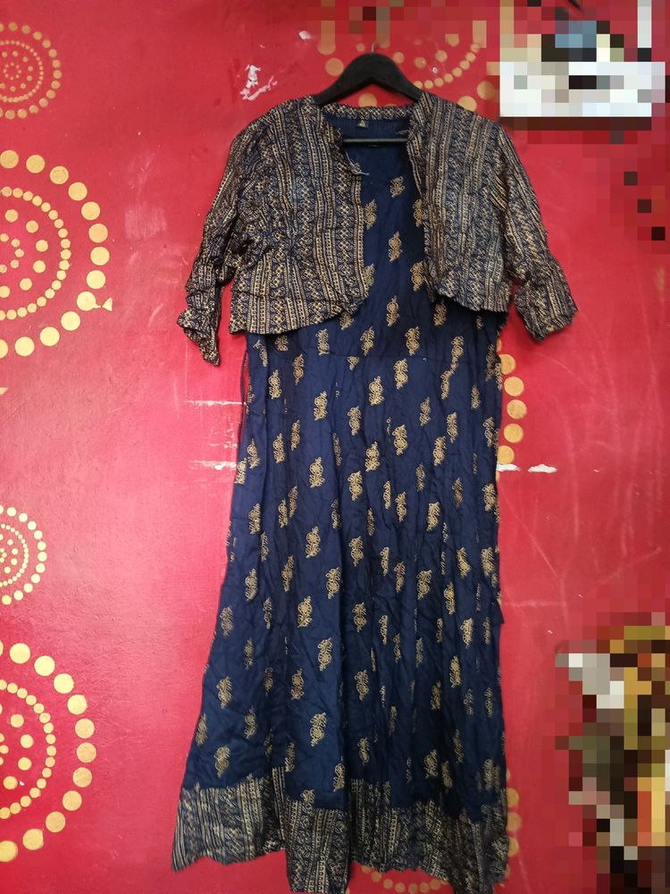 Women's Frock Along With Short Shrug