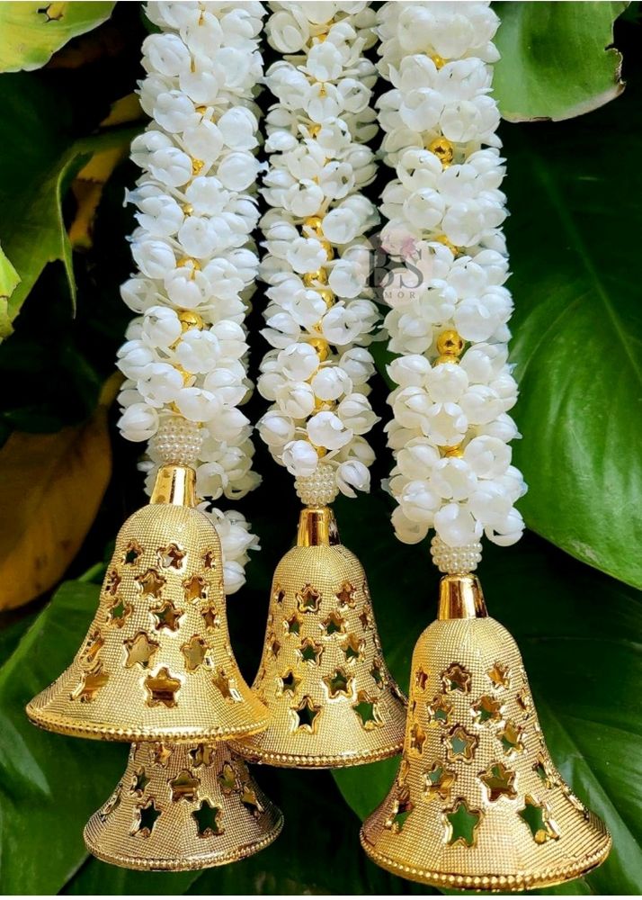 Artificial Mogra Toran Golden Ladi