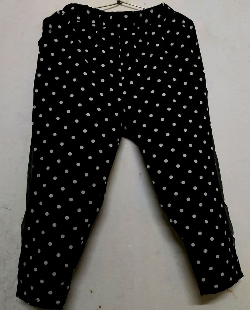 Polka Dots Capris For Women