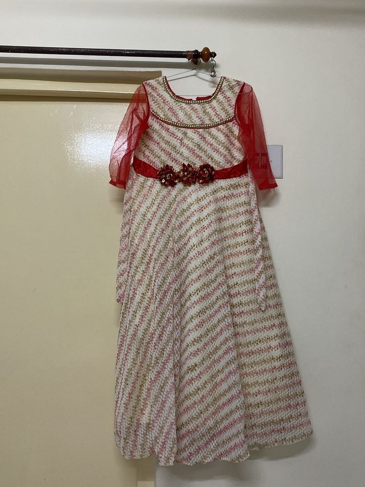 Gown With Inskirt And Can-can