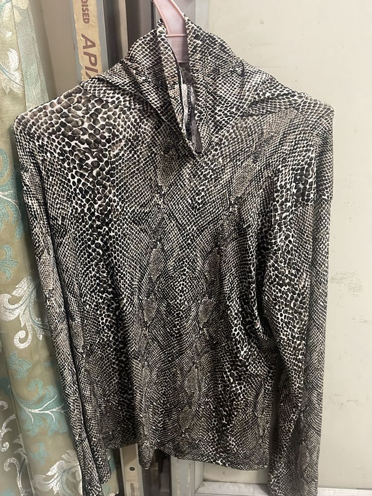 Snake Print Top