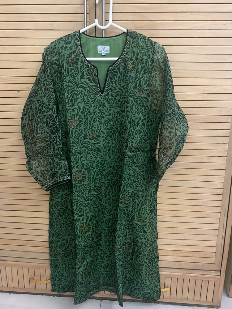 Ladies Kurta, Kota Doria, L/XL