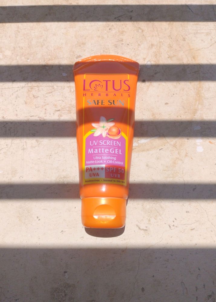 Lotus Herbals Matte Gel Sunscreen, SPF 50, PA+++