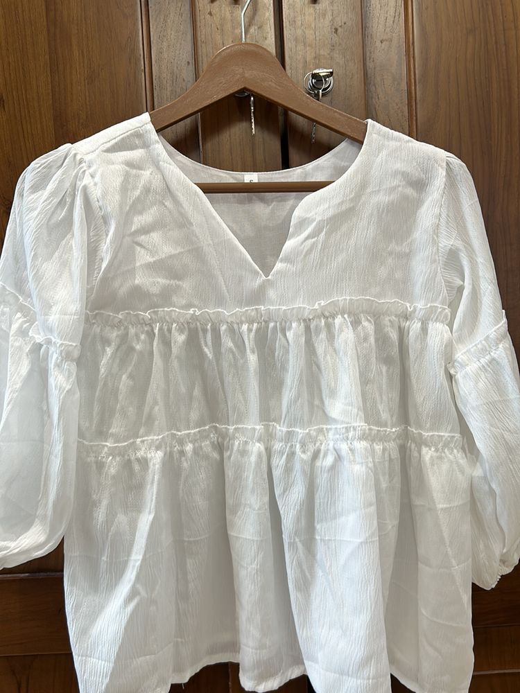 white blouse top for women