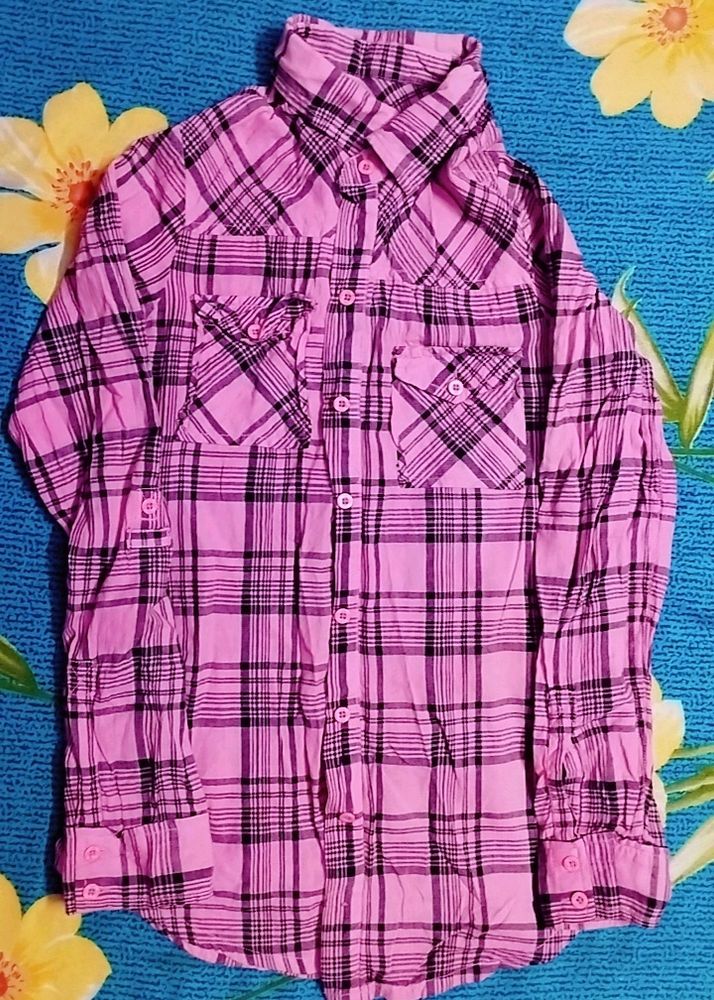 Women Check Shirt