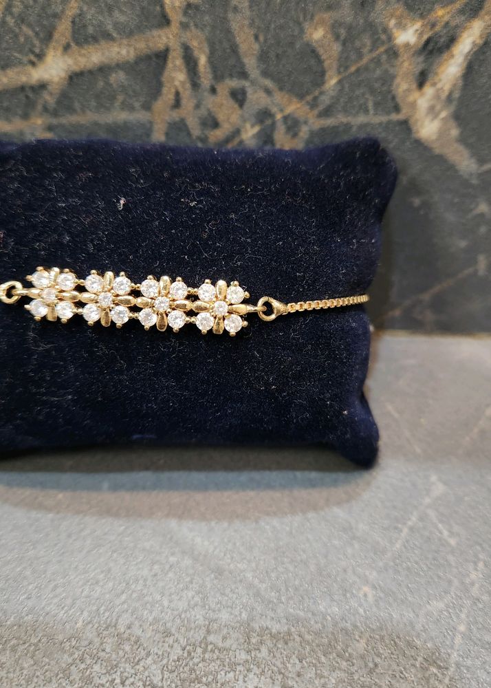 Gold Bracelet With Diamonds