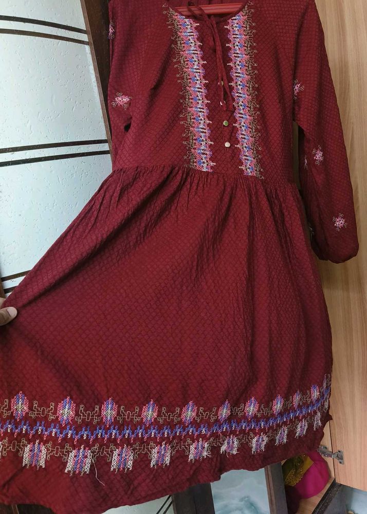 Women's Embroidered Dress