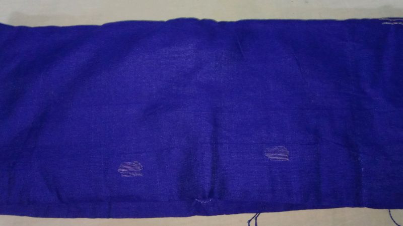 Navy Blue Handloom Saree