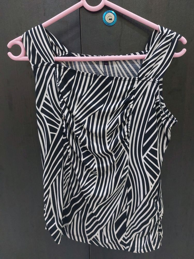 Zebra Print Top