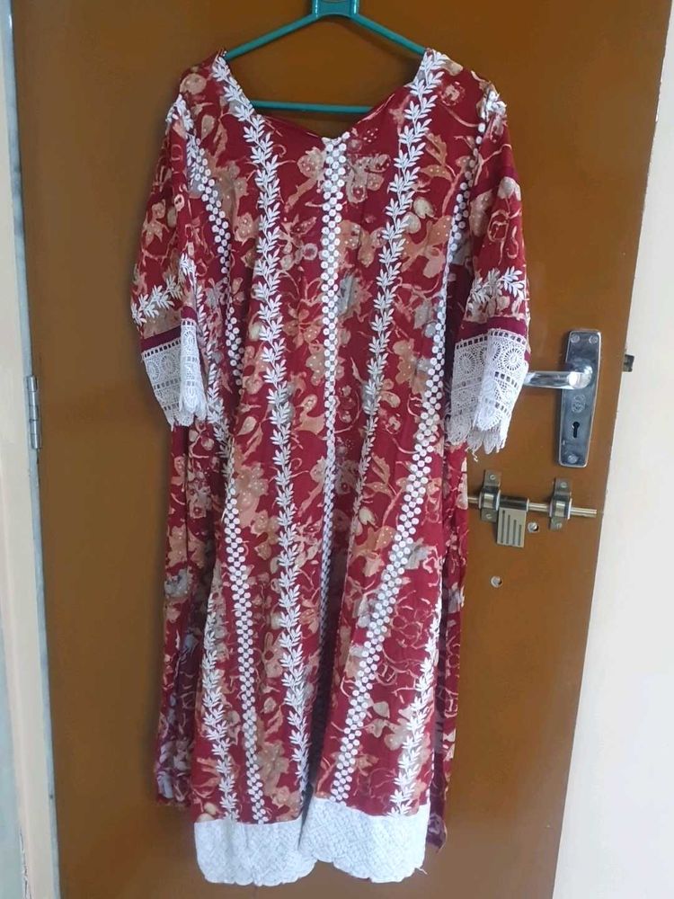 Embroided Kurta