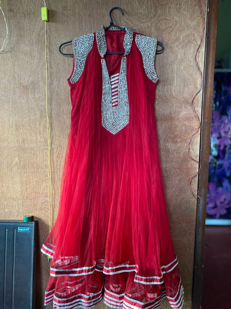 Red Ethnic Suit