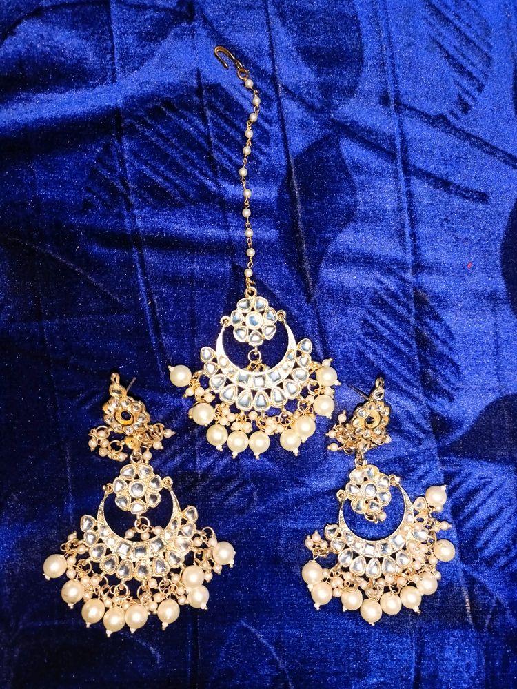 Earrings With Mangtika❤️