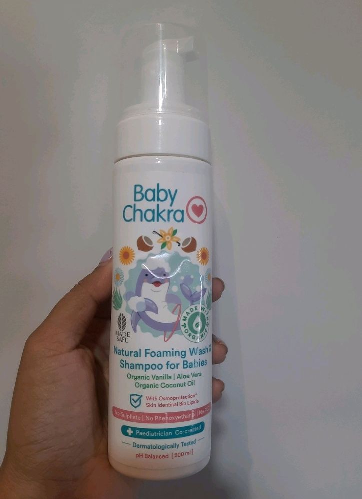 Natural Foaming Wash & Shampoo For Babies😍