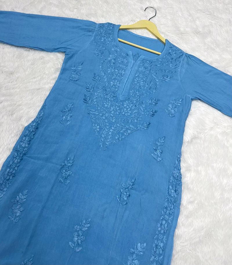 Rayon Chickenkari Kurta