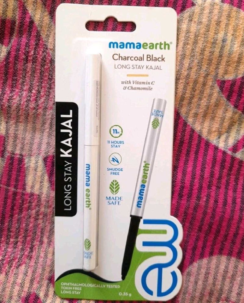 Mamaearth Charcoal Black Long Lasting Kajal