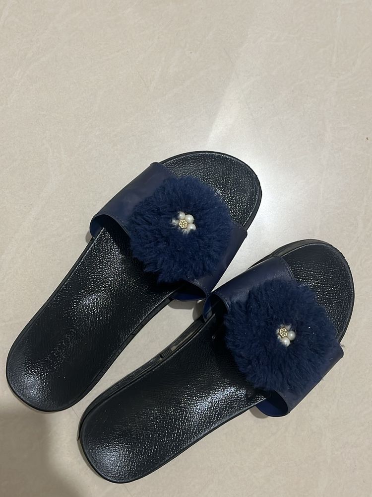 Blue Slippers