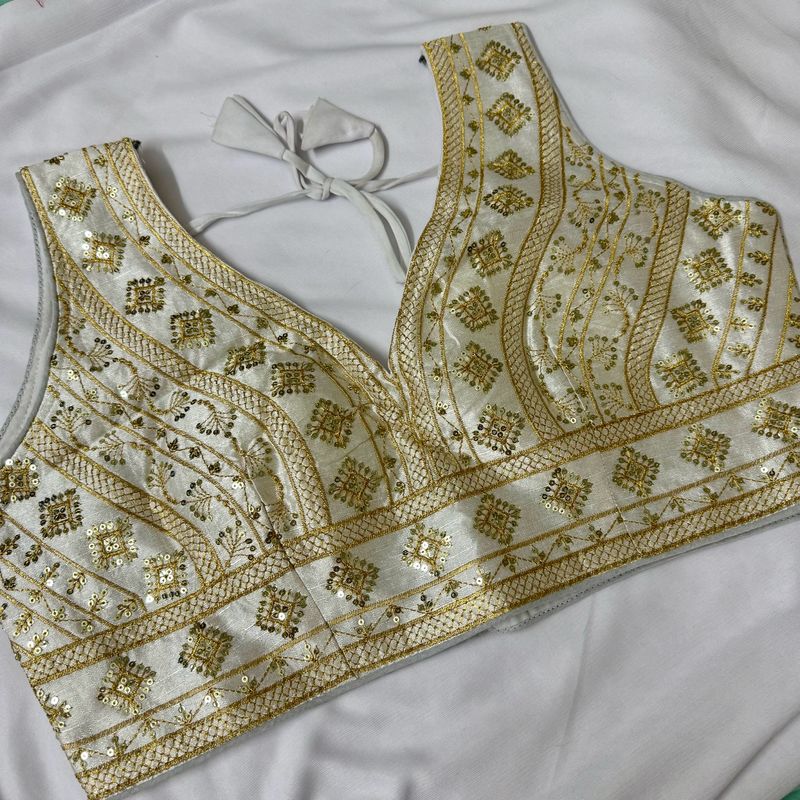 Golden Fancy Blouse