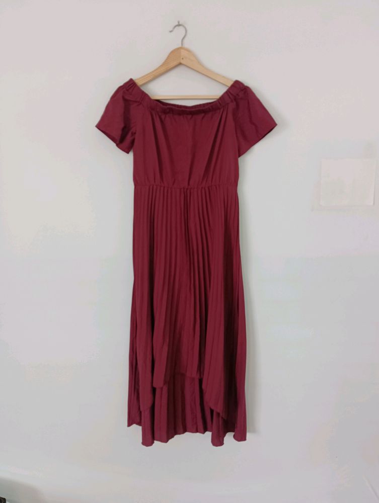 Dark Mauve Color Dress (Women's)