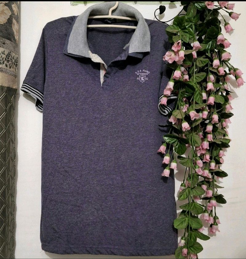 Purple [L] Size T-shirt