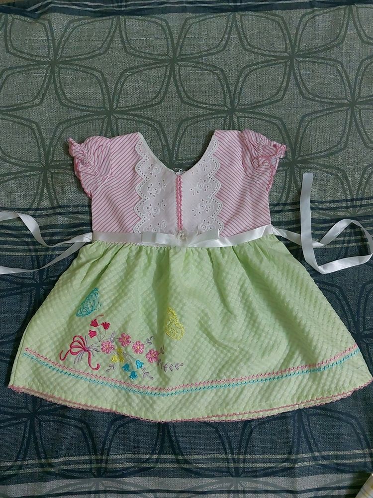 Cotton Frock For Baby Girl