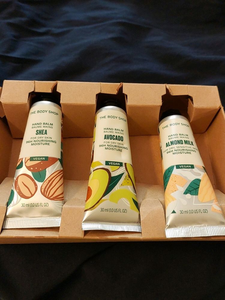 The Body Shop Trio Hand Balm Gift Set (3 pcs)