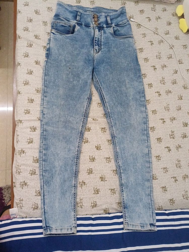 Women's Blue Skinny Jeans