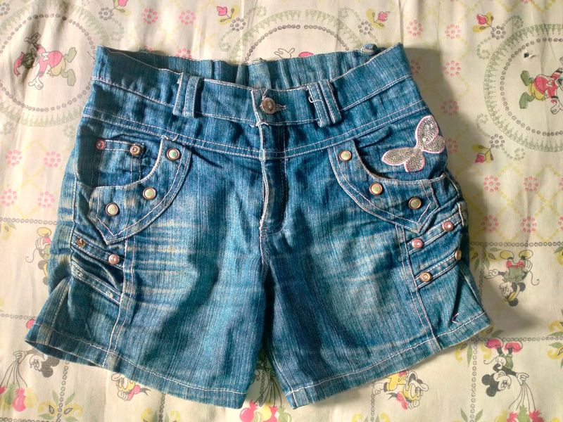 Denim Shorts For Girls