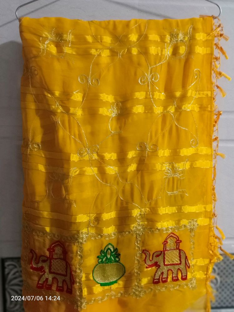 Yellow Saree