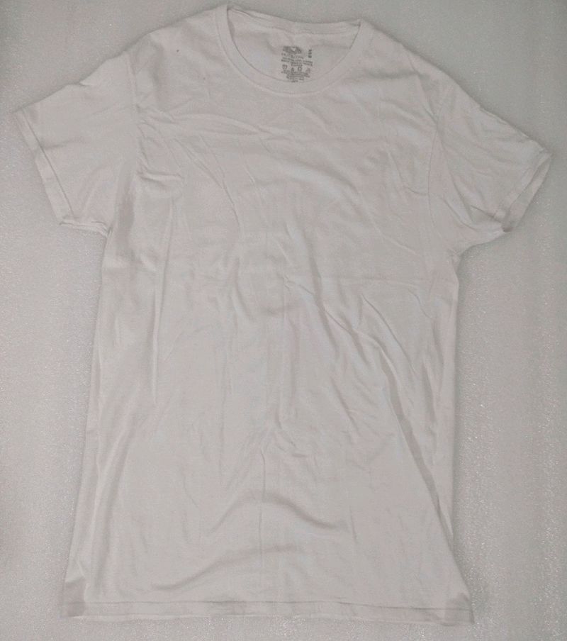 Summer Cotton White T-shirt Set of 4