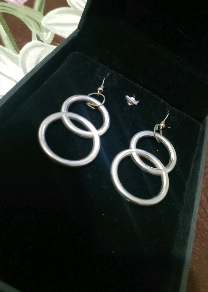 Silver Colour Earrings 🤍