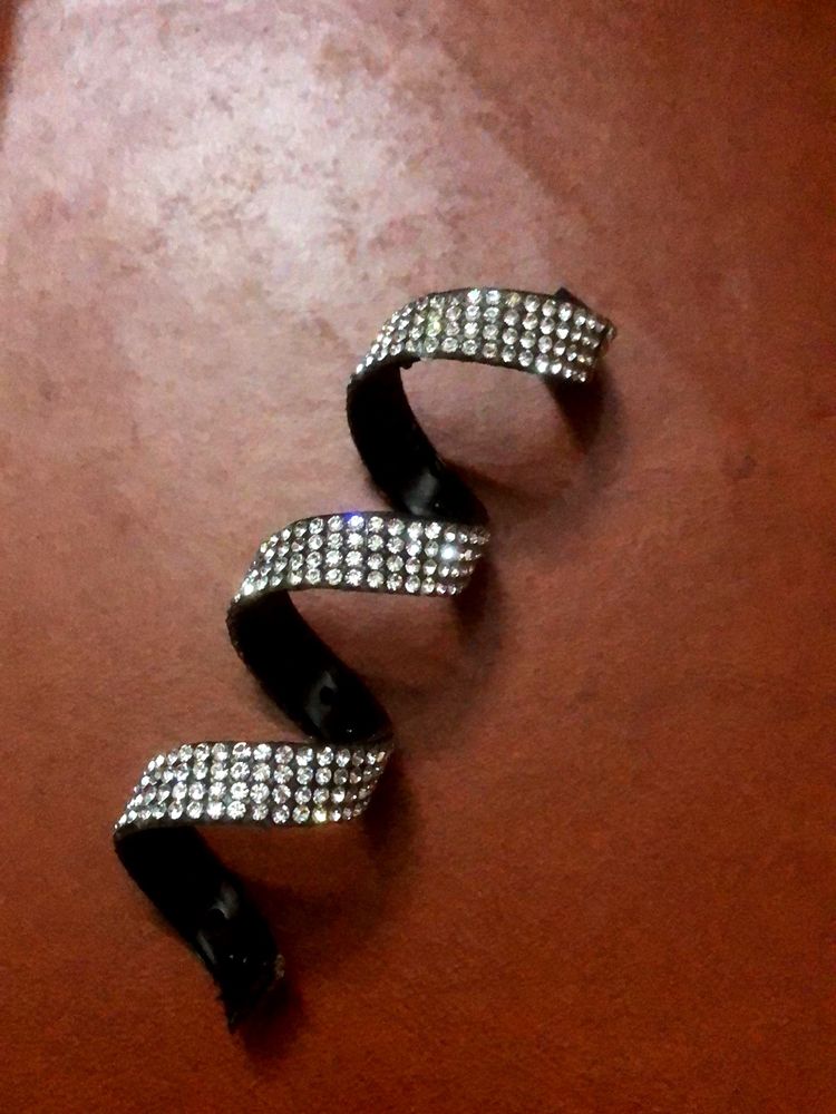 White Rhinestones Hair Accessories