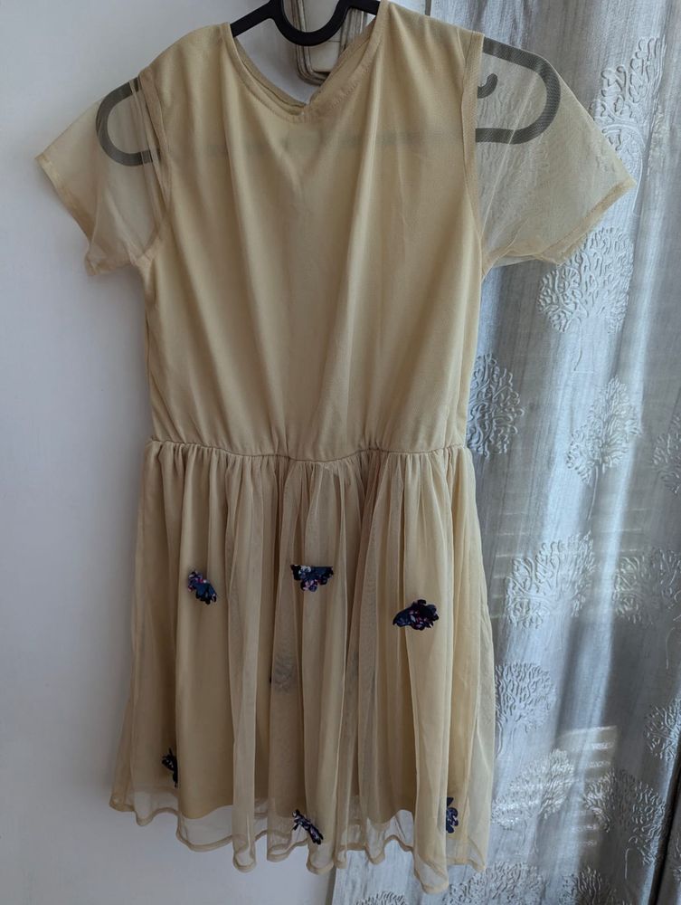 Beige Color Dress Size S