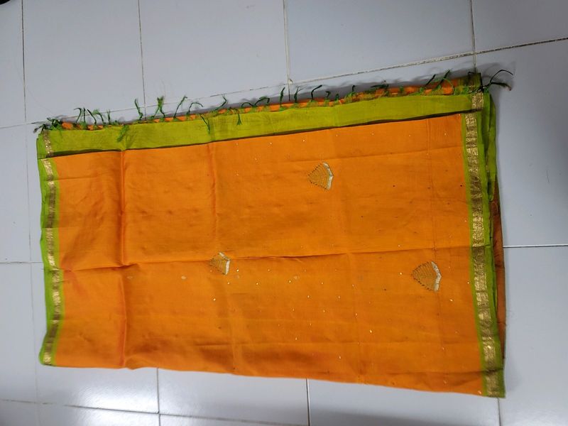 Kanchivaram With Embroidery  Work