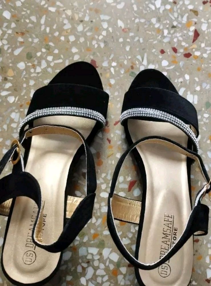 Stone Black New Heels