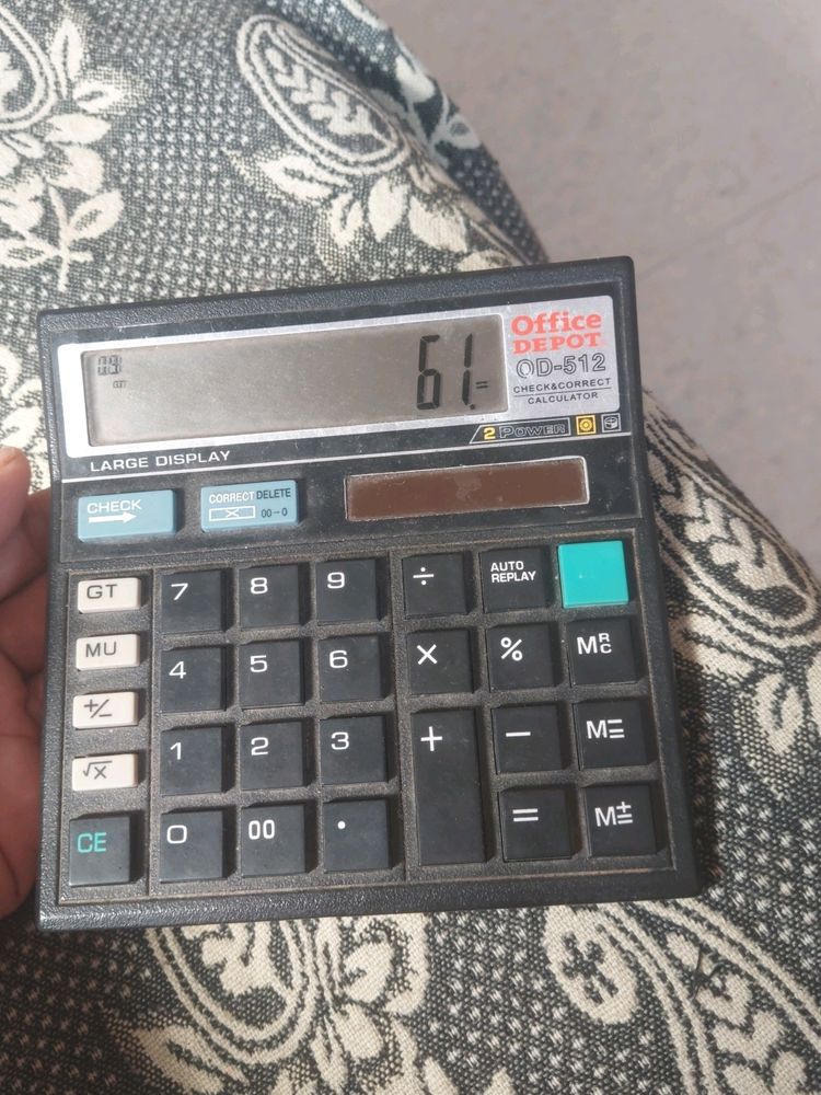 Office Depot Od-512 Check&correct Calculator