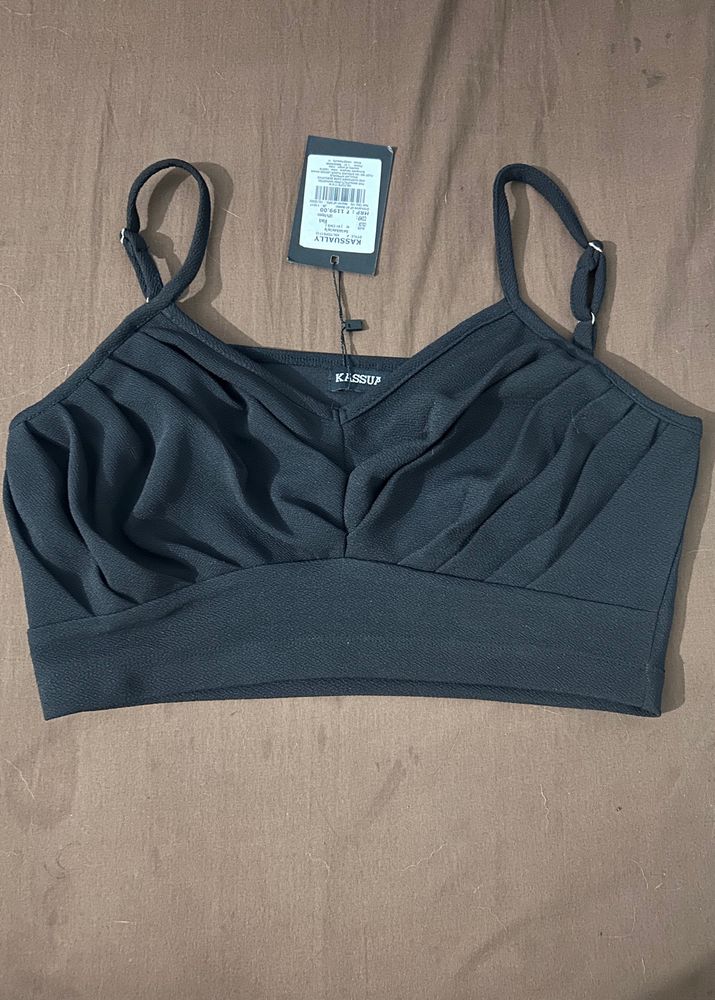 Black Bralette Top