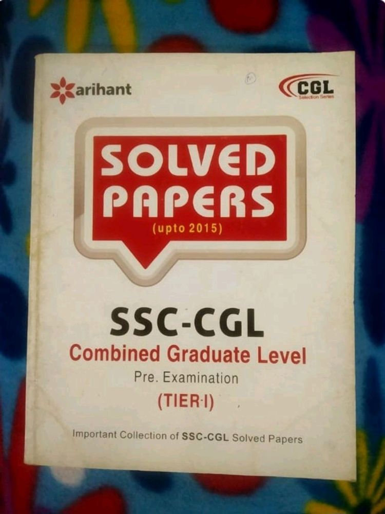 Solved Papers Of SSC-CGL